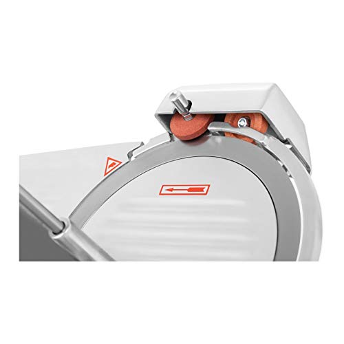 Royal Catering RCAM 250PRO Allesschneider Brotschneidemaschine Aufschnittmaschine Edelstahl Gastro Profi (38 x 48 x 37… – Bild 3