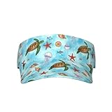 Cute Turtle Sport Sun Visor Hat Fashion Empty Top Baseball Sun Cap Golf Tennis Visor for Women Men
