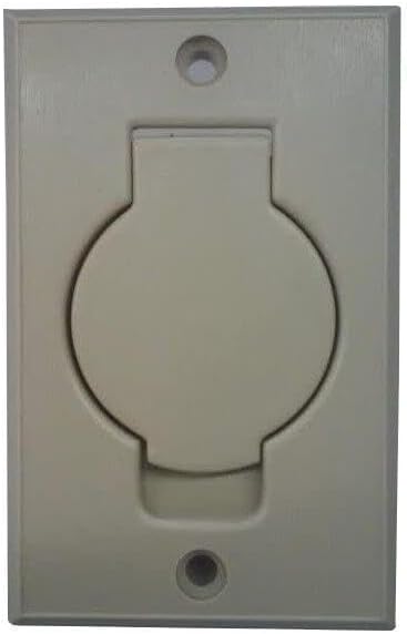 Replacement for fits (2) Central Vacuum Wall Inlet Cover IVORY Round Door for Hayden