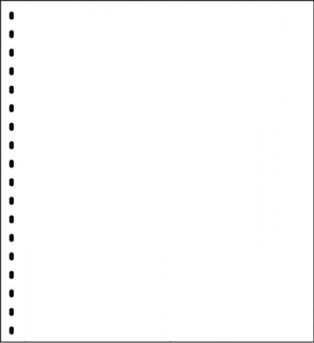 Lindner 880P Blattschutzhlle mit 18-Ring-Lochung fr LINDNER Blattformat 272mm x 296mm - 10er-Packung