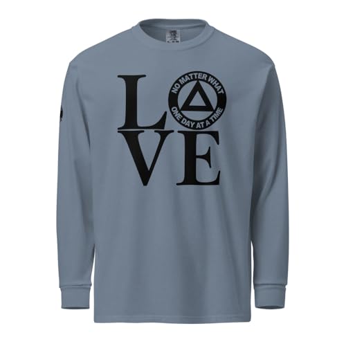 LOVE AA NA Logo Sayings Slogans One Day at a Time No Matter What If Nothing Changes Recovery Gifts