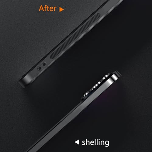 Étui compatible avec iPhone 12 Pro noir texture cuir évite les rayures - 6