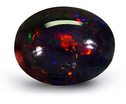 MAA Shakti GEMS 12.50 Carat 13 Ratti Black Opal Gemstone Natural Attractive Earthmine Superb Australia Fire Opal Stone Original Certified by Lab for Men & Women-image-14