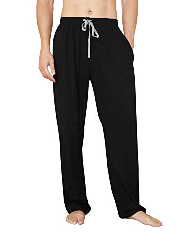 Mens Pajama Pants, Soft Cotton Sleep Lounge Pants2