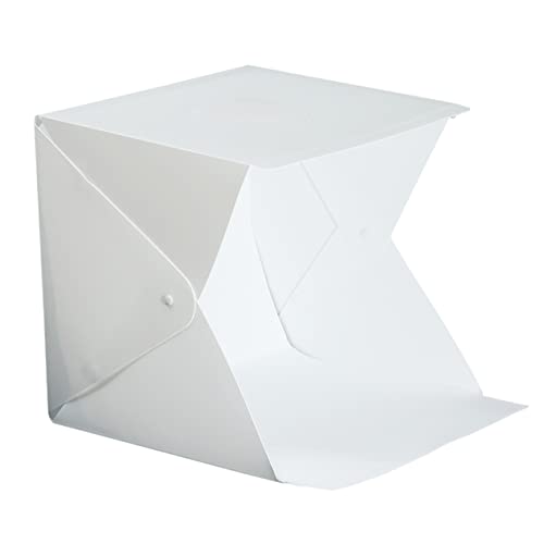 MOLUCKFU Led Light Box Tent 4- Backgrounds Portable Mini Photography Box for Online Sellers Artists