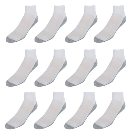Image of Hanes Men's Socks, X-temp Cushioned Low Cut Socks, 12 & 14 Pair Packs
