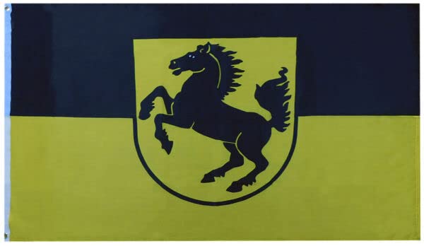 Flag for Garden, Room and Outdoor Polyester 3x5 Stuttgart Germany Premium 100D Woven Poly Nylon 3'x5' Flag Banner