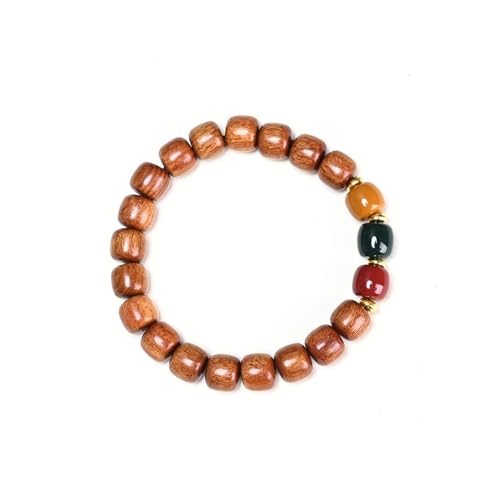 Image of Natural Wooden Adult Bracelet Spring Chain Bracelet, 1pc /pack