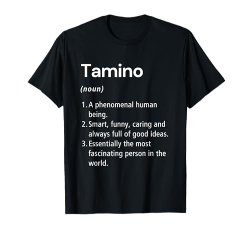 Photo de Tamino Définition du nom Dictionnaire amusant T-Shirt