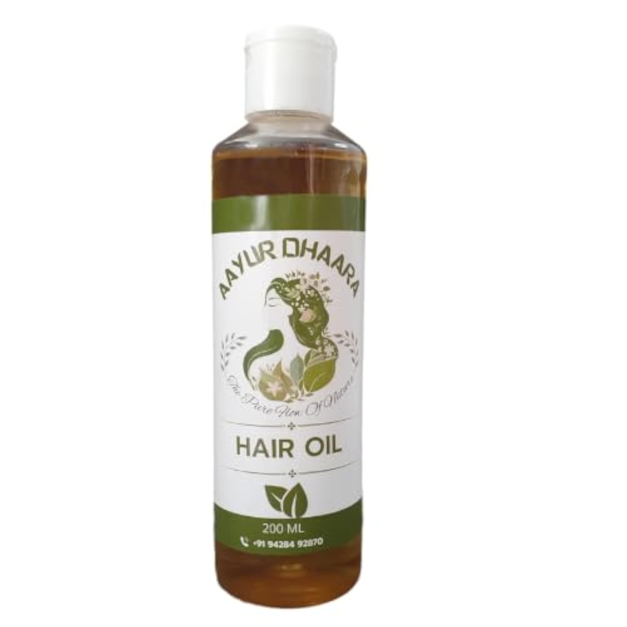 Aayur Dhaara Herbal Hair Oil 200ml, Nourishing Formula