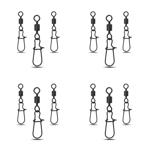 Conectores para pesca con giro y snap, 100 piezas miniatura 1