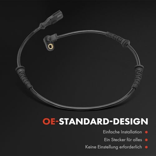 ABS Sensor Vorne für Duster HM HS Fluence L3 L30 Grand Scénic III JZ0/1 Megane CC EZ0/1 DZ0/1 KZ0/1 BZ0 Scénic III JZ0/1 2008-2021 479109155R