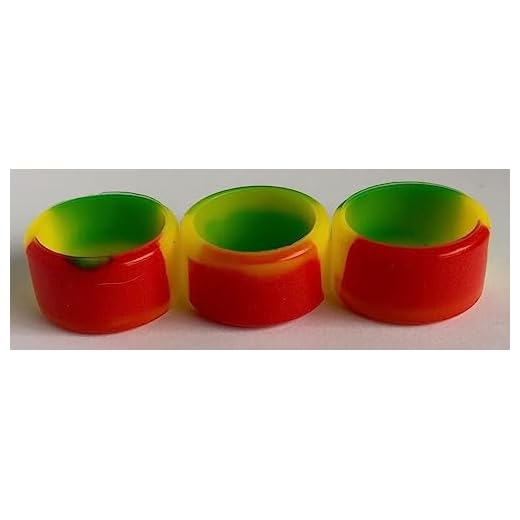 Pack of 3 Rainbow Colour 18mm Multi Coloured Vape Bands Protective Atomizer RBA RTA RDA Or Battery Fits Most Tanks Silicone FIT KANGER eGO