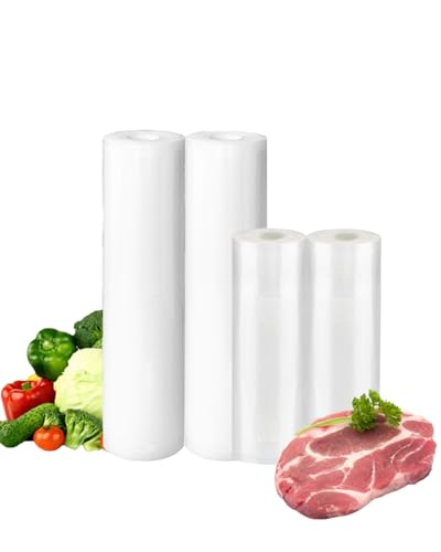 La mejor comparación de Envasadoras al vacío disponible en línea para comprar. 41 4 Rollos Bolsas para Sellar al Vacío(28 * 500CM+20 * 500CM), Bolsas de Vacio para Alimentos, Bolsas Envasar al Vacio, Bolsa de Vacío Gofradas para Conservación y Cocción