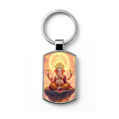 Image of Premium Printed Metal Keychain for Men & Women | High-Definition Artwork Print | Durable Key Ring for Car, Bike, Home & Office Keys | Stylish Decorative Key Holder Gift