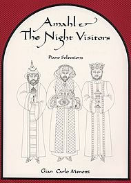 G. Schirmer Amahl and the Night Visitors - Piano Solo      Sheet music – January 1, 2013