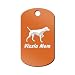 Vizsla Mom Engraved Keychain/GI Tag Mister Petlife v2 Hungarian Orange