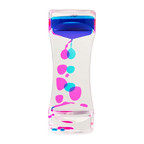 Sablier Liquides Jouets Sensoriels pour Enfants Adultes, Lampe à Lave Colorés, Motion Bubbler Fidget Jouet pour Activité, Relaxation, Anxiété, Autisme, TDAH, Bureau à Maison (A)