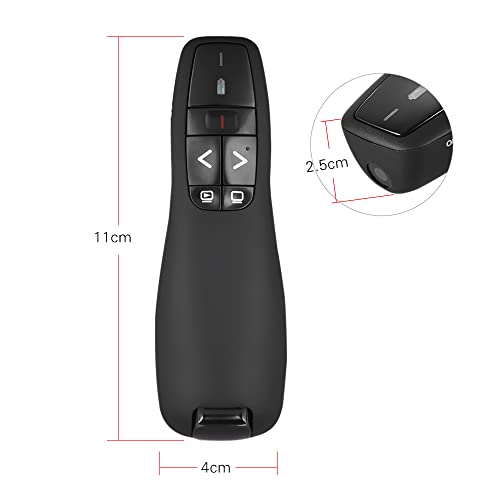 lifcasual 2.4GHz Wireless USB Powerpoint Presentation PPT Flip Pen Pointer Clicker Presenter com Bui