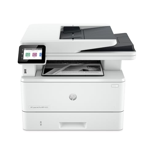 HP Laserjet Pro MFP 4101fdn Black & White Printer, Print, scan, Copy,...
