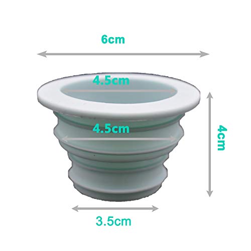 3 Pack Drain Pipe Seal Ring, Drain Pipe Hose Deodorant Silicone Plug Sewer Seal Ring for Washing Machine Laundry Room Bathroom Bathtub