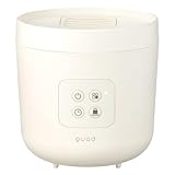 QUADS(クワッズ) スチーム加湿器 蒸気式 7畳対応 上部給水 2.5L 最大加湿250ml/h タイマー チャイルドロック 簡単お手入れ STEAMS スチームス (ホワイト)