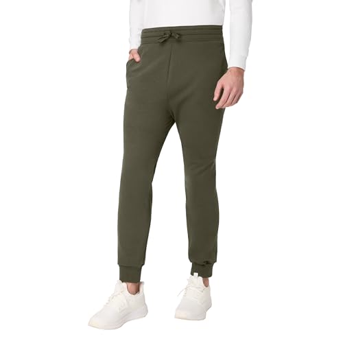 Image of Hanes Men's Joggers, EcoSmart Fleece Sweatpants for Men, Men's Lounge Pants, 30.5 inch