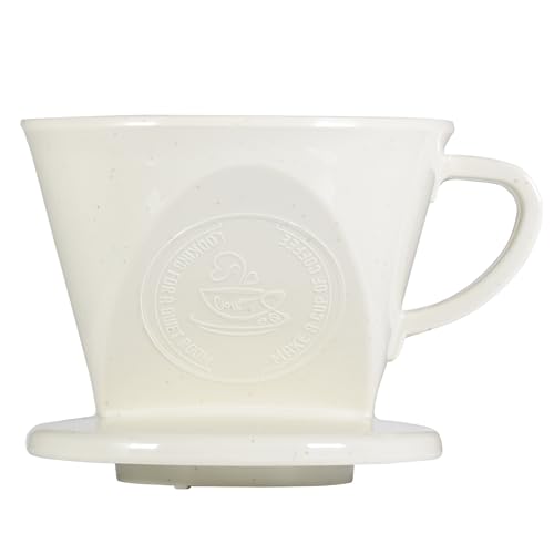 JynJyn Melamin Aufguss-Kaffeefilter Größe 02, Weiß