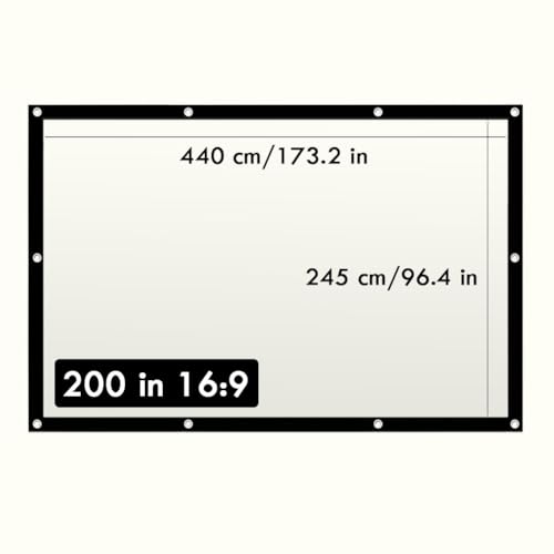 Pantalla de proyección portátil 250 pulgadas 16:9 miniatura 5