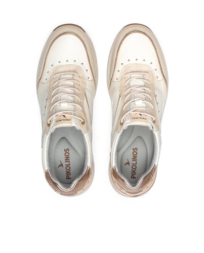 Pikolinos Para Mujer. W2C-6548C1 Zapatillas De Piel Girona Beige (39), 3 A 5Cm, Cremallera, Casual - 6