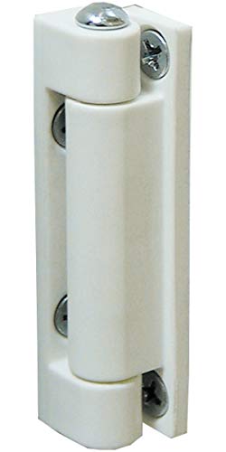 Preisvergleich Produktbild Schellenberg 50677 Aluminium-Scharniere für Insektenschutz-Fenster und Insektenschutz-Türen, 25 / 32, 3 Stück, Weiß