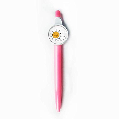 Stylo à bille rétractable bleu ciel pour organiser votre agenda créatif