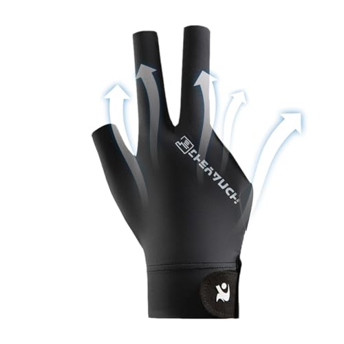 Gants de - de Billard à élasticité élevée avec Maille de Palmier | Conception de Poteau Stable pour des Photos précises | de Sport de repère Respirant | de Piscine confortabl