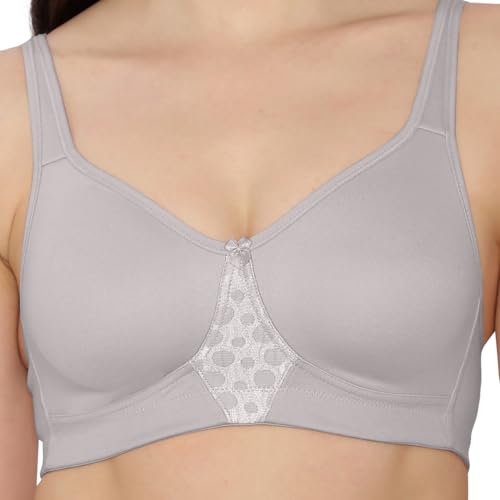 Image of Kalyani Chase Double Layered Cups Center Lace Full Coverage Seamless Bra