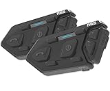 【Noise Cancelling Motorrad Intercom】: R6S motorrad headset bluetooth Nehmen Sie fortschrittliche Dual Rauschunterdrückungstechnologie an, die die durch Motor und Wind verursachten Geräusche um 80% reduzieren kann