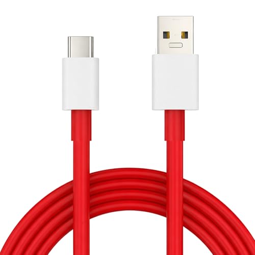 Image of KARWAN 100W USB to Type C Cable,SuperVooc /Wrap /Dash Fast Charger Charging Cable Compatible with Oneplus Open /15R /15 /15T /13 /13R /12 /12R /11 /11R /10R /10T /10 /9 /8 /7 /6 /T /Pro,Nord 5 /4 /3,Ce 5 /4 /3,Tablet & More