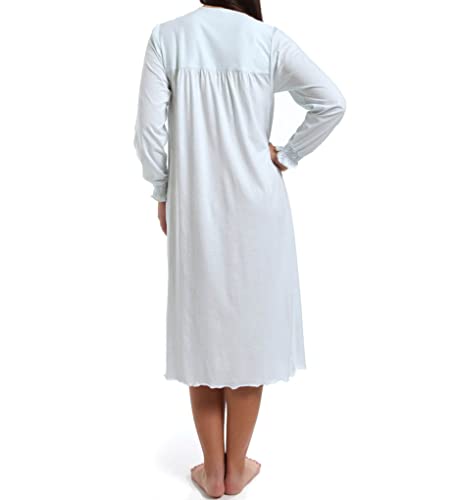 P-Jamas Women's Isabel Isabel Smocked Long Sleeve Nightgown4