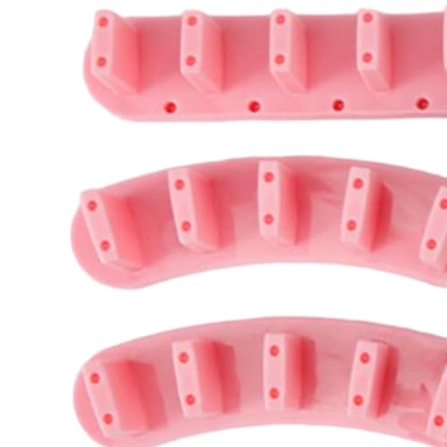 Soporte acrílico para arte de uñas 3x3 con 10 uñas postizas miniatura 2