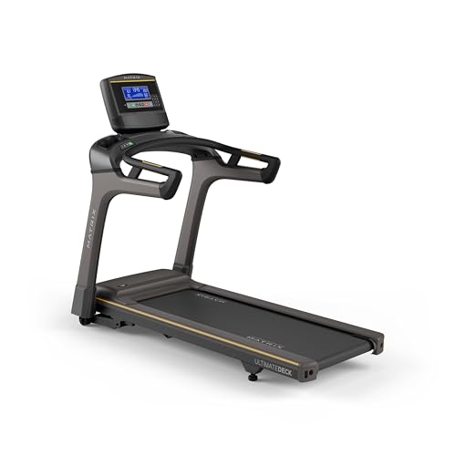 Matrix Fitness T30 Treadmill with XR | 8.5' LCD | Club-Quality Treadmill for Running, 5K & Marathon | | Heavy-Duty Frame, Extra-Thick 20'x55' Deck, Industrial Cushioning