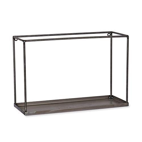 Image of Garden Trading Farringdon Box Shelf Crafted in Steel | Indoor And Outdoor Use | H32 X W48 X D18cm