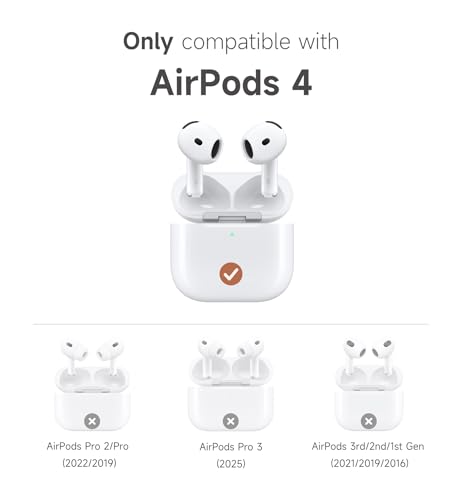 Image of SURITCH for AirPods 4 Case (2024), Magnetic Lock Bumper Cases Compatible with Airpods 4th Generation, Rugged Protective Cover with Stylish Hanging Lanyard Cases for Women Men, Pink