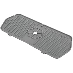 Fregadero Redondo Ikea Dimeho Alfombrilla de Silicona para Grifo Fregadero Protector contra Salpicaduras Agua Soporte Esponja Duradero bandejas Protectoras encimera Cocina Cuarto Lavado aparatos baño