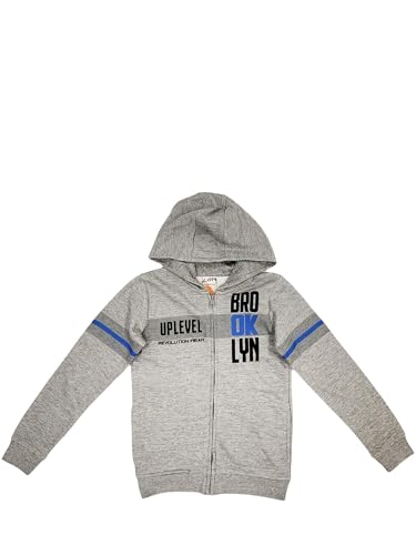 Sweat enfant Losan 22f-6664al - Pull gris col rond pour garçon et fille