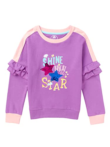 Image of Cub McPaws Girls Fashion Sweatshirt | Tie Dye | Sequin | for 4 to 12 Years Kids