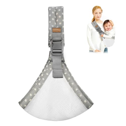 Baby Sling Carrier,Toddler Carrier,2026 New Baby Sling,Breathable and Adjustable Sling,Non-Slip Hip Seat Carrying 10-30lbs(Mesh,Star)