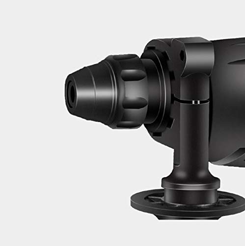 KUANDARYJ 360-Grad-Drehgriff Akku Schlagbohrschrauber LED-Licht, Akkuschrauber Batterieanzeige LED leuchtet, Black – Bild 6