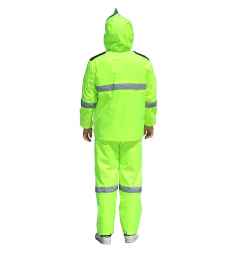TK-RAINWEAR R6920 premium rainwear (waterproof/light weight/windbreak) Reflective belt, Men Women Adults rain jacket4