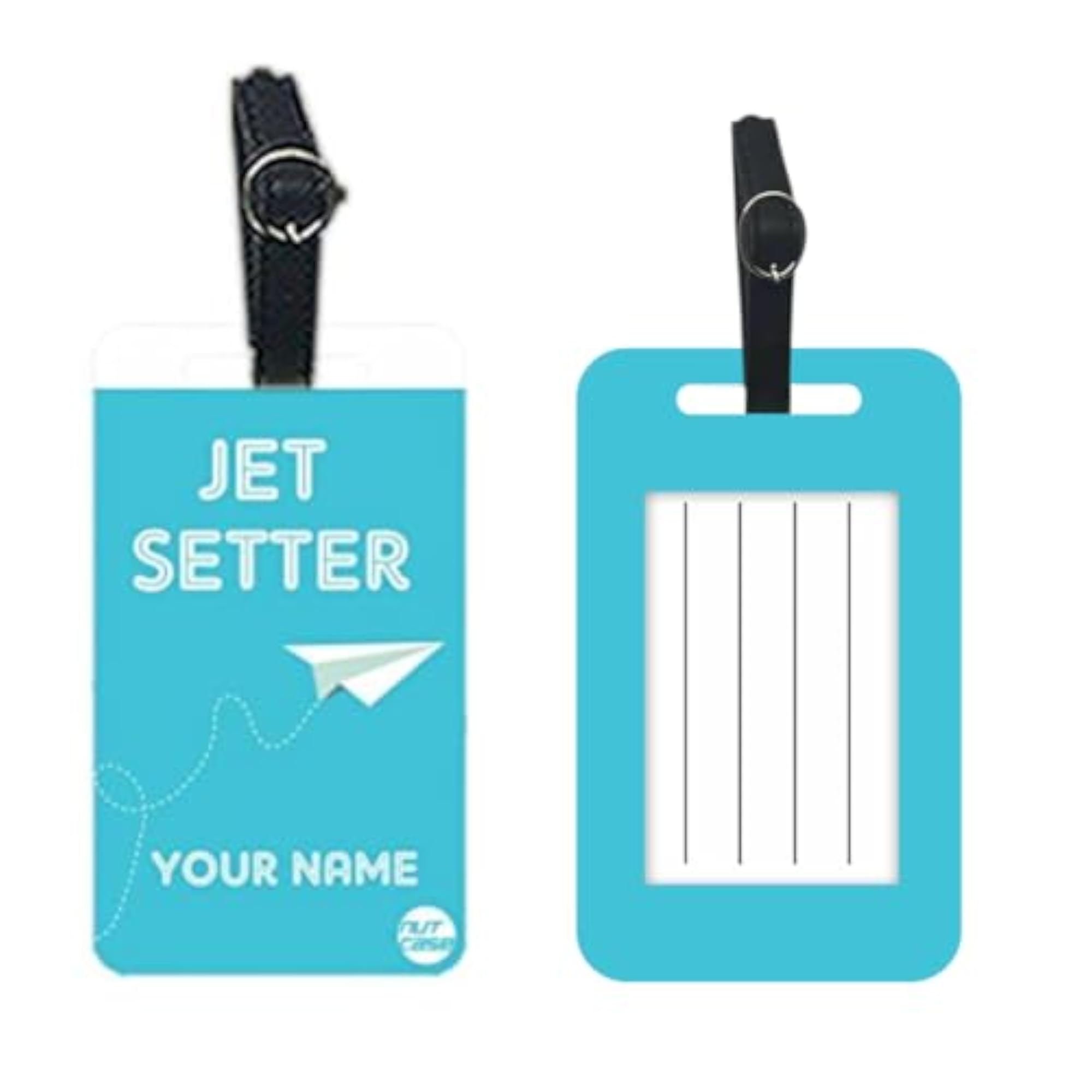 Personalized Passport Cover with Customized Luggage Tag Set