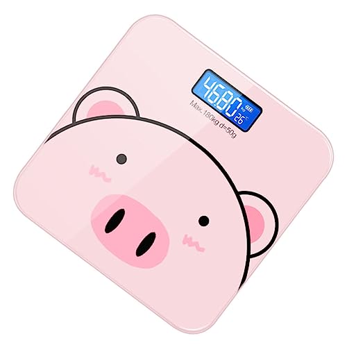 Balance Électronique Cartoon ERINGOGO rechargeable, le peson de table idéal pour la famille