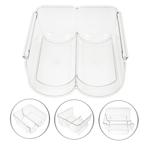 Soporte para botellas de vino acrílico transparente 2 pcs miniatura 4